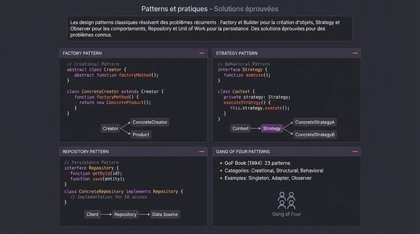 Patterns et pratiques - Solutions éprouvées