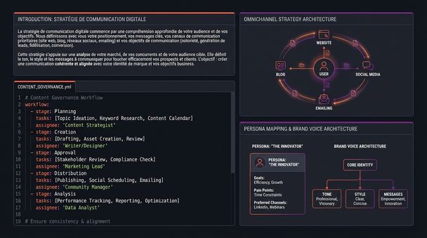 Communication digitale et stratégie de contenu