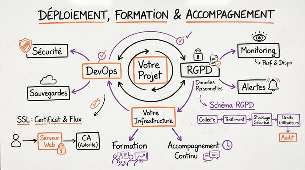 Déploiement, formation & accompagnement