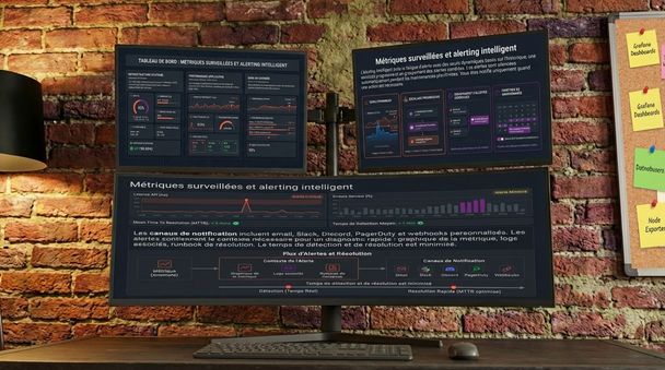 Métriques surveillées et alerting intelligent