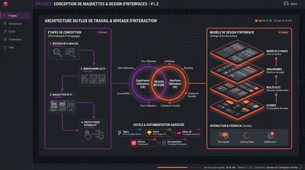 Conception de maquettes & design d'interfaces