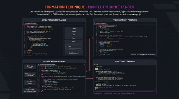 Formation technique - Montée en compétences
