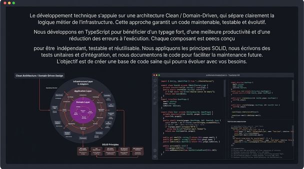 Développement sur mesure & intégration
