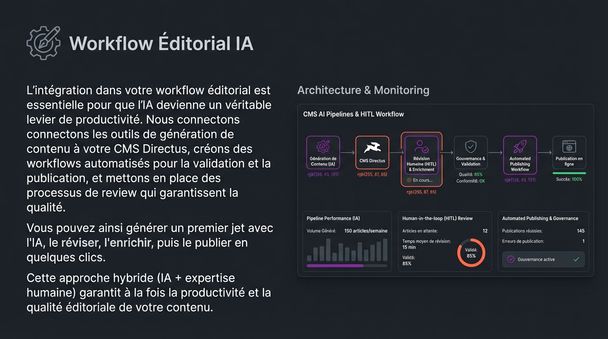 Génération de contenu et optimisation SEO