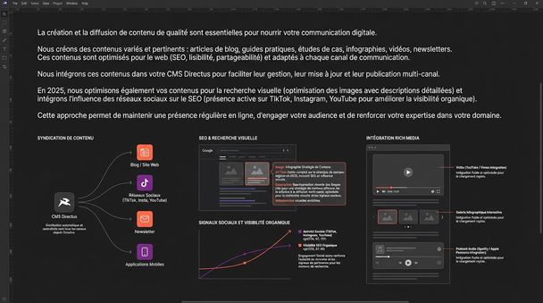 Communication digitale et stratégie de contenu