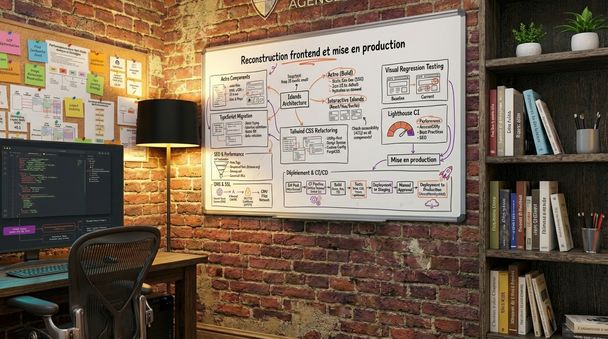 Reconstruction frontend et mise en production