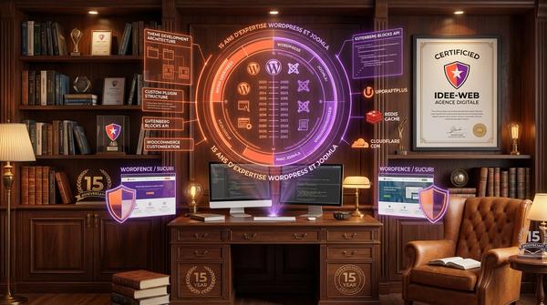 15 ans d'expertise WordPress et Joomla