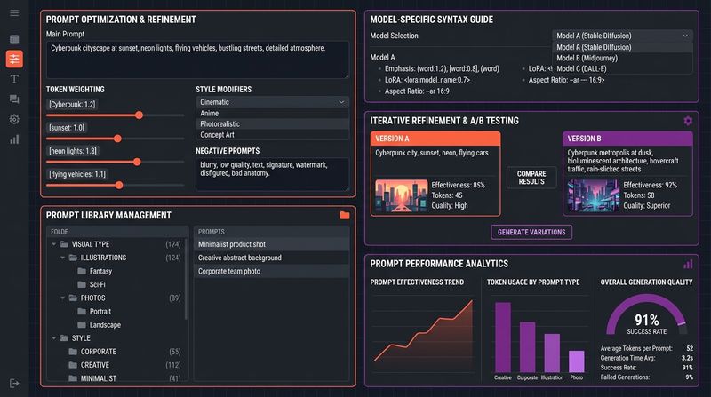 Prompt Optimisation Interfaces Analytics
