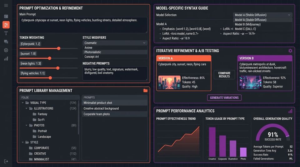 Prompt Optimisation Interfaces Analytics