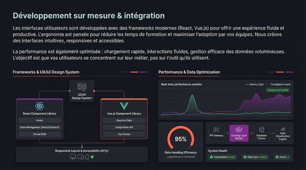 Développement sur mesure & intégration