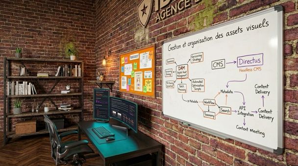 Gestion et organisation des assets visuels